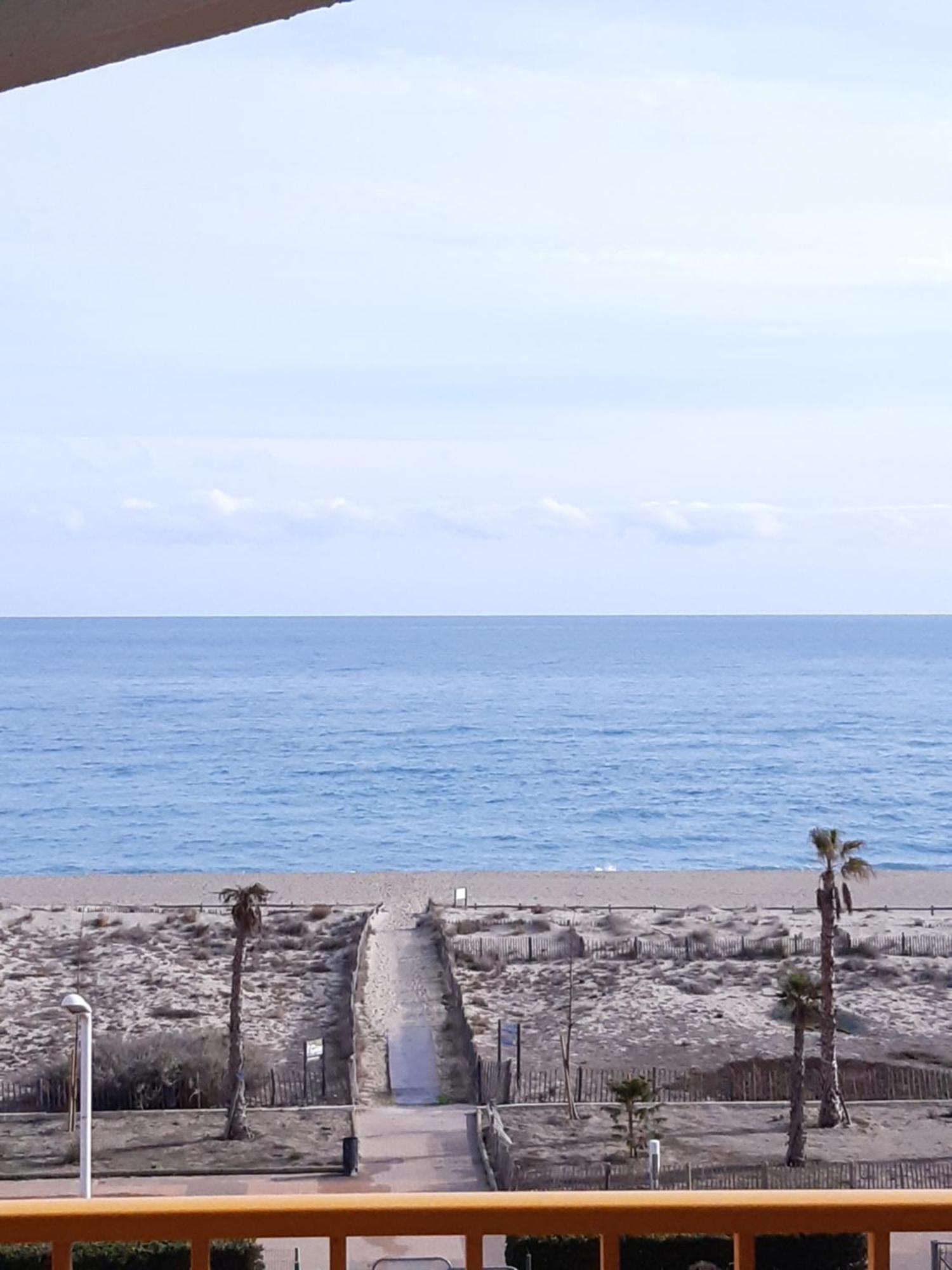 Bella Vista ,Acces Direct Plage, Front De Mer, Vue Mer Panoramique Le Barcarès Dış mekan fotoğraf