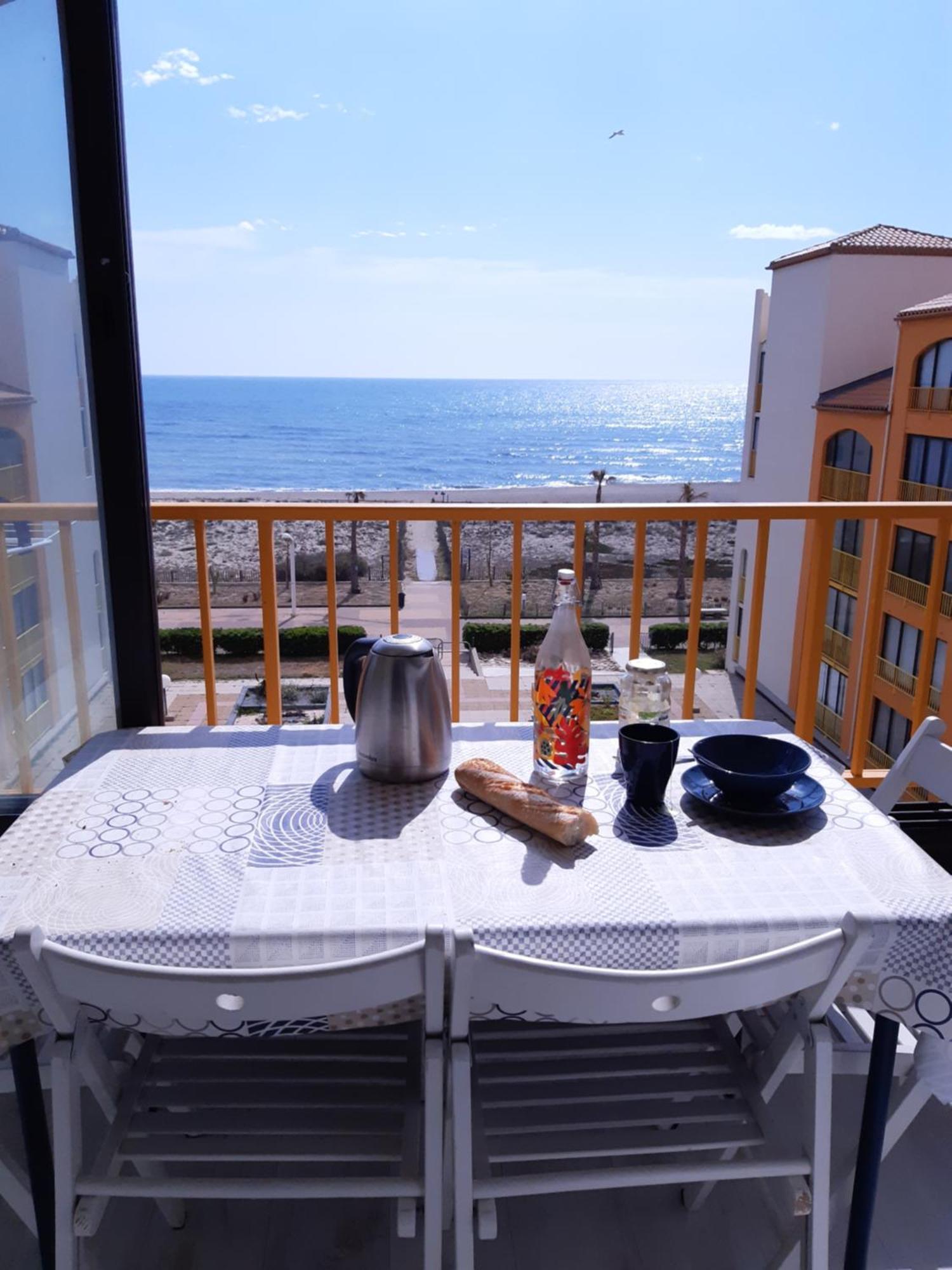 Bella Vista ,Acces Direct Plage, Front De Mer, Vue Mer Panoramique Le Barcarès Dış mekan fotoğraf